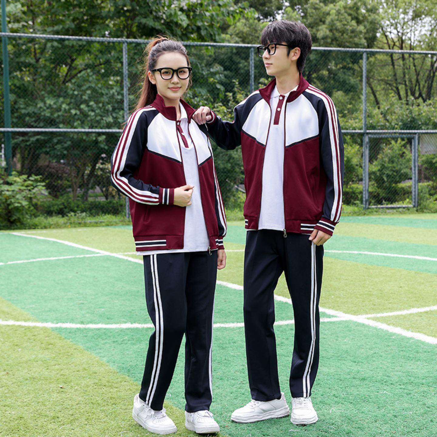 春秋初中生班服三件套英伦学院风