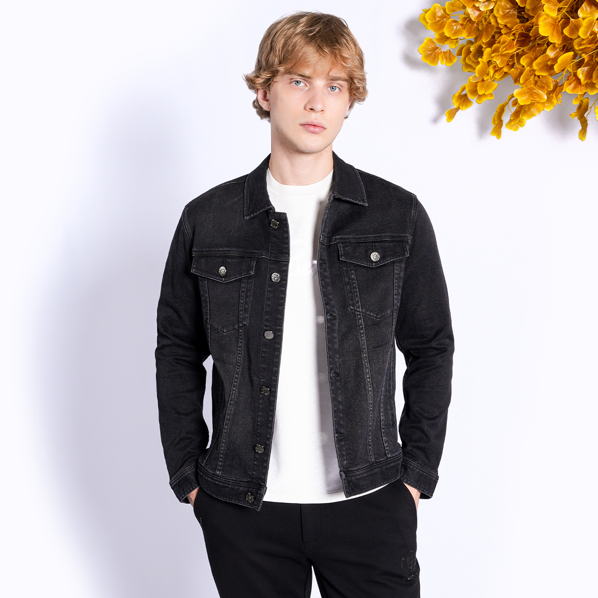 J.BENATO/宾度男士牛仔外套