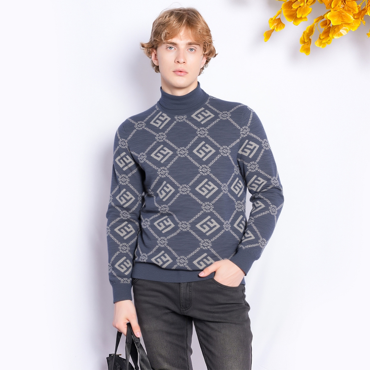 J.benato/宾度复古针织衫