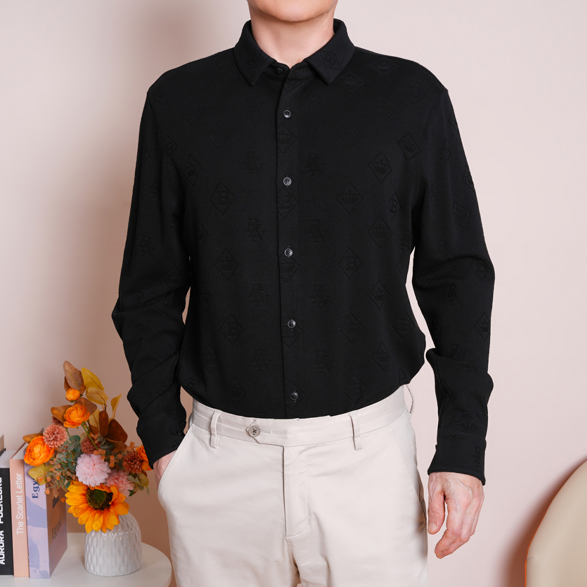 J.BENATO/宾度男士时尚休闲衬衫