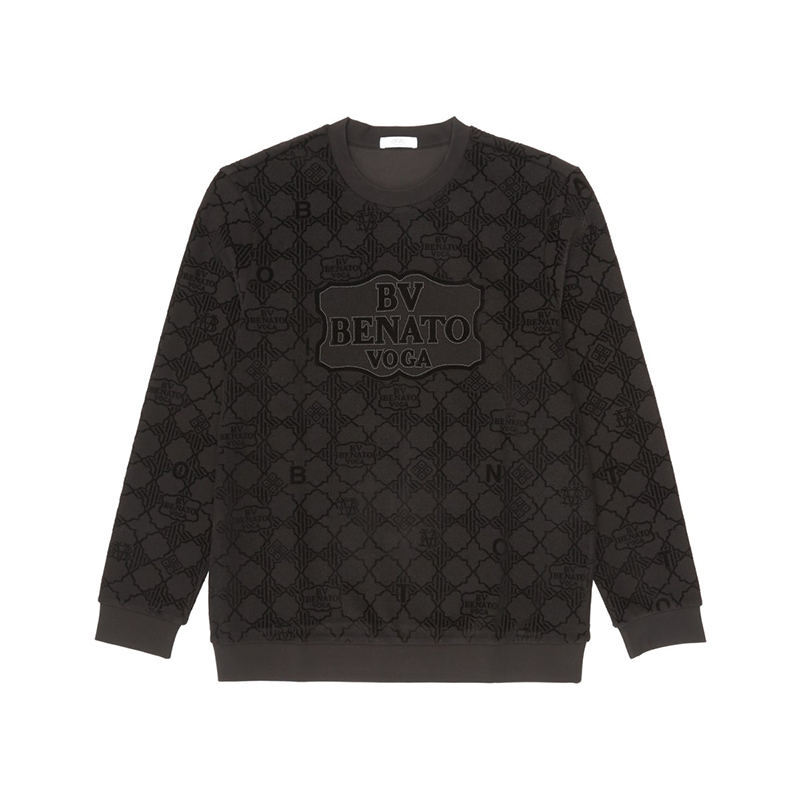 J.benato/宾度轻奢黑色卫衣