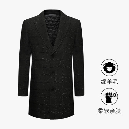 J.benato/宾度男士时尚休闲毛呢