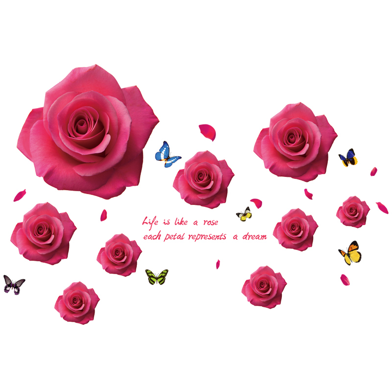 衣柜门贴纸柜子家具翻新卧室创意墙纸自粘3d立体家居装扮墙贴装饰