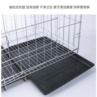 鸽子笼白鸽肉鸽养殖专用笼家用大号特大大空间加粗笼子带隔断铁笼