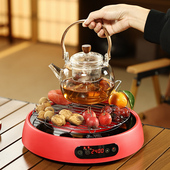 新款 围炉煮茶器电陶炉家用多人煮茶炉网红大功率电磁炉烧水泡茶壶