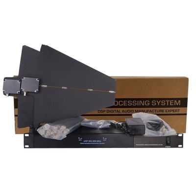 无线麦克风天线放大器校园舞台演出话筒接收1200米信号增强器一拖