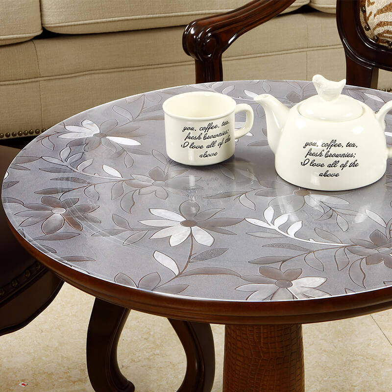 北欧餐桌茶几塑料垫定制圆形桌布防水防烫防油免洗pvc圆台软玻璃,居家布艺,桌布,淘宝优惠券,粉丝福利购,淘宝优惠卷