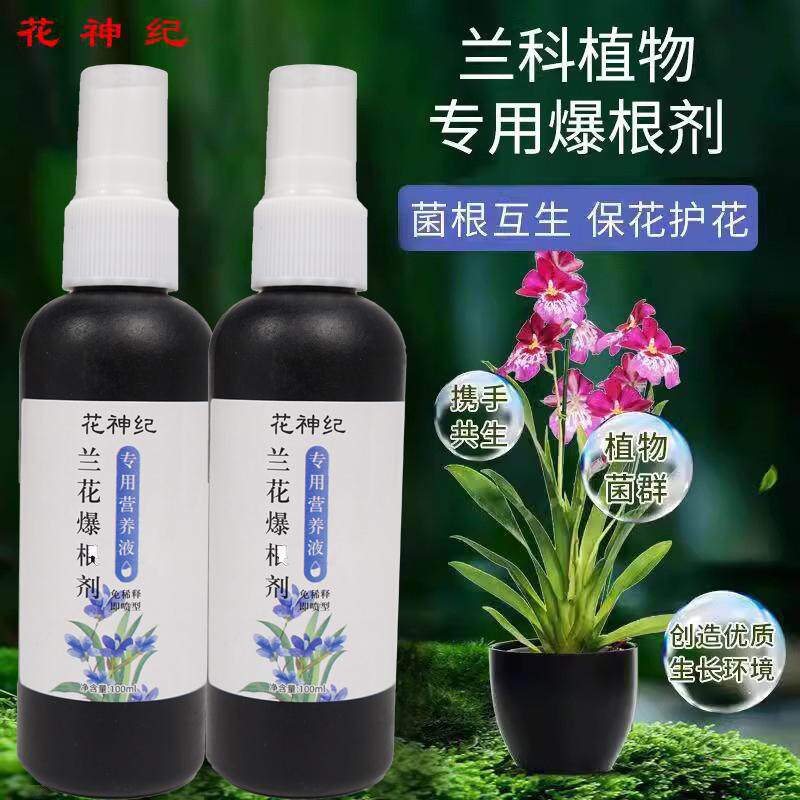 兰花爆根剂壮苗发芽生根粉兰花肥料强效生根液空烂根茎腐病营养液