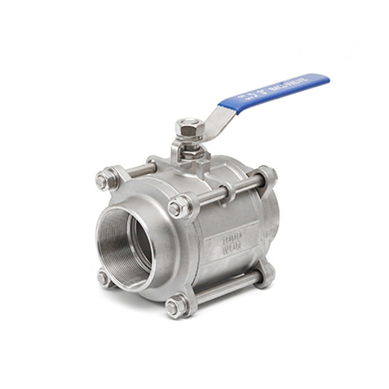 304不锈钢球阀三片式316L内丝螺纹201耐高压高温水暖气X管件4分1