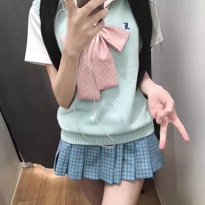 猫看花jk松蓝/川岛私立学院原创正版日系制服春夏漫画感学院风格