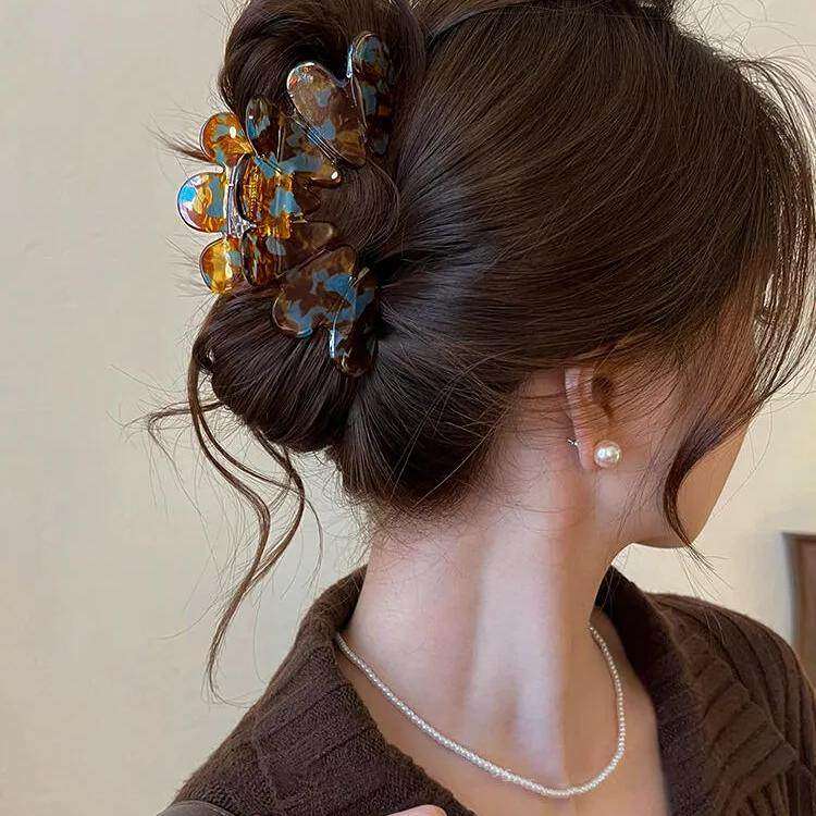 COCO HOME高级感醋酸蝴蝶抓夹女人鱼姬发夹後脑勺盘发夹子复古鲨,饰品/流行首饰/时尚饰品新,发饰,淘宝优惠券,粉丝福利购,淘宝优惠卷