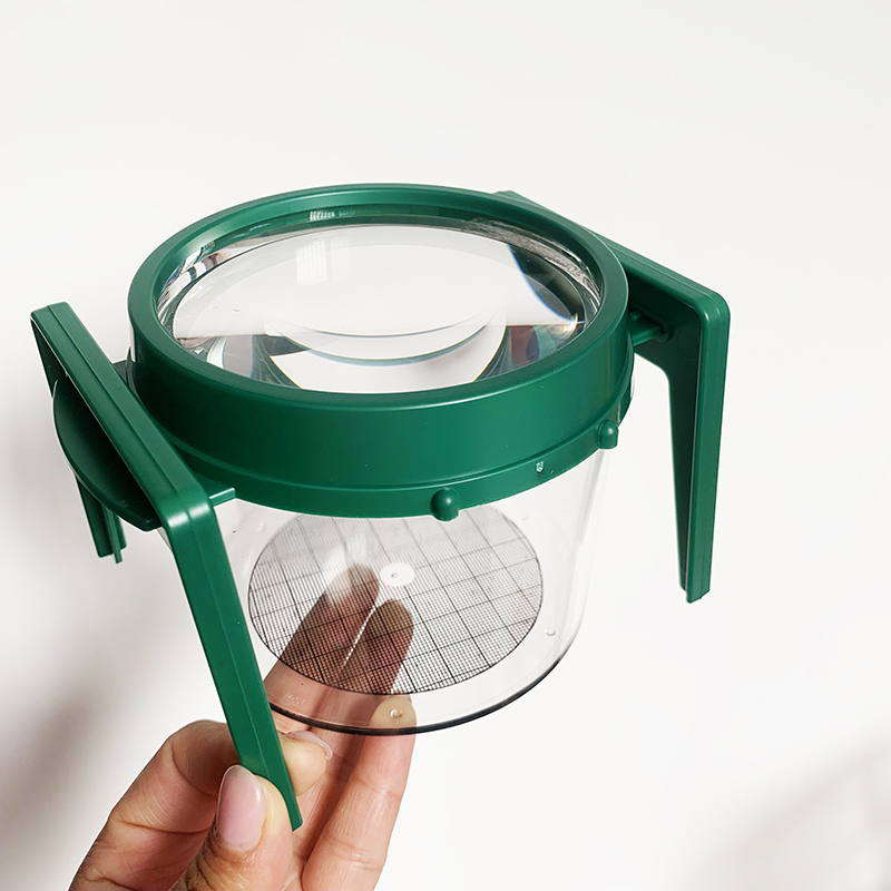 极速大型放大镜带支架2.3倍观察标本实验观O察器材幼儿园科学实验