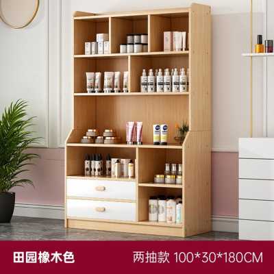 极速厂销陈列柜储物柜产品货柜化妆E品美甲货架理发店简约展示柜