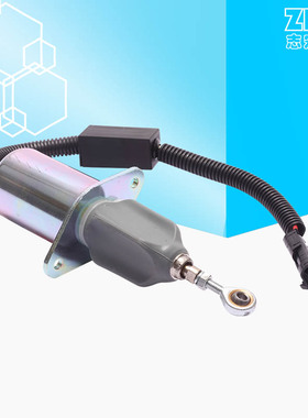 极速适用康明斯发动机熄火电磁阀53x65992 5284432断油停车开关34