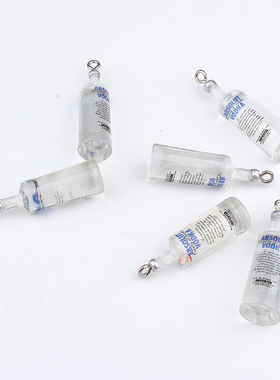 极速10pbcs/pack  Water Bottle Charms Resin Earring Findings