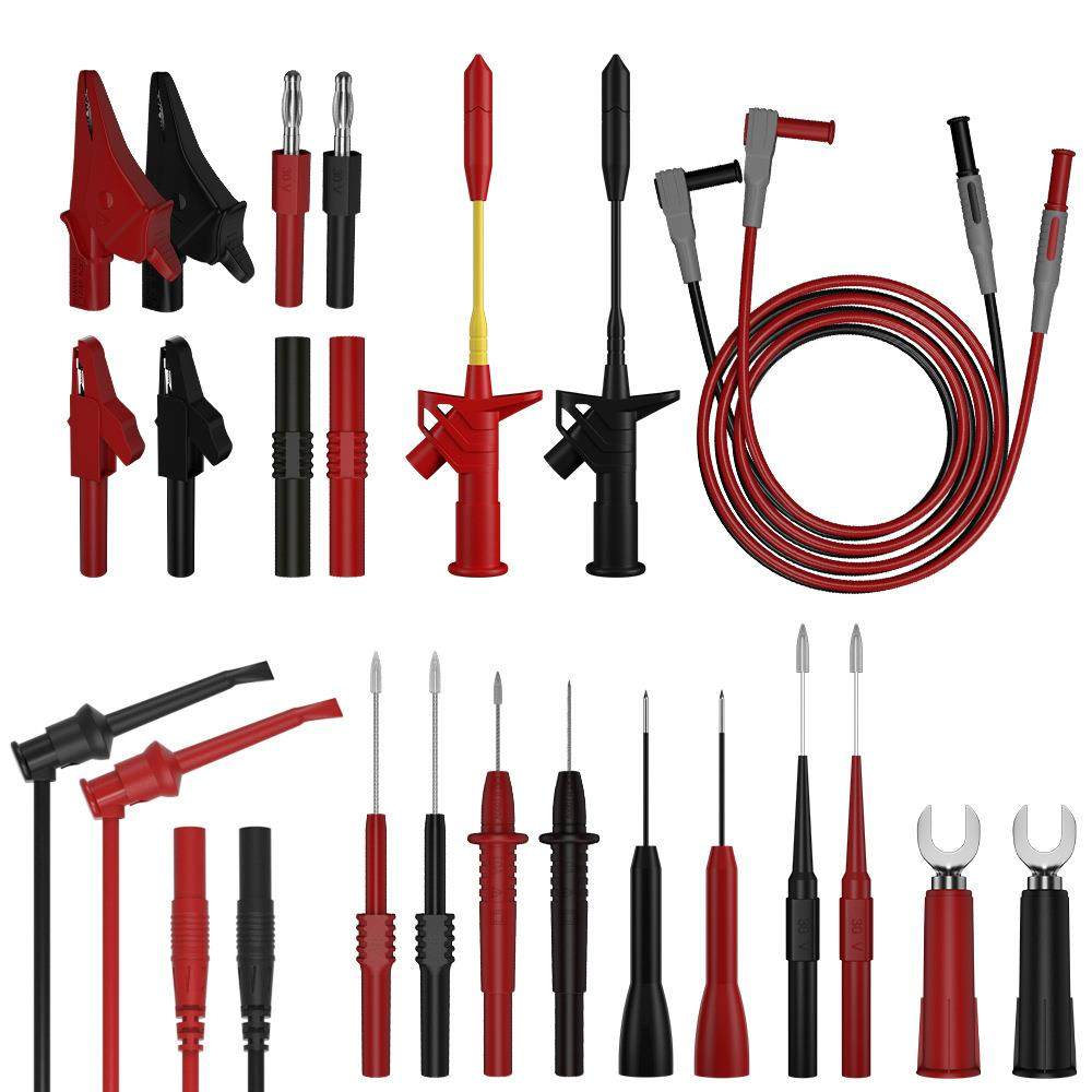 JT8044 万用表测试套件香蕉插头测试线破线器器反想测试针鳄鱼夹