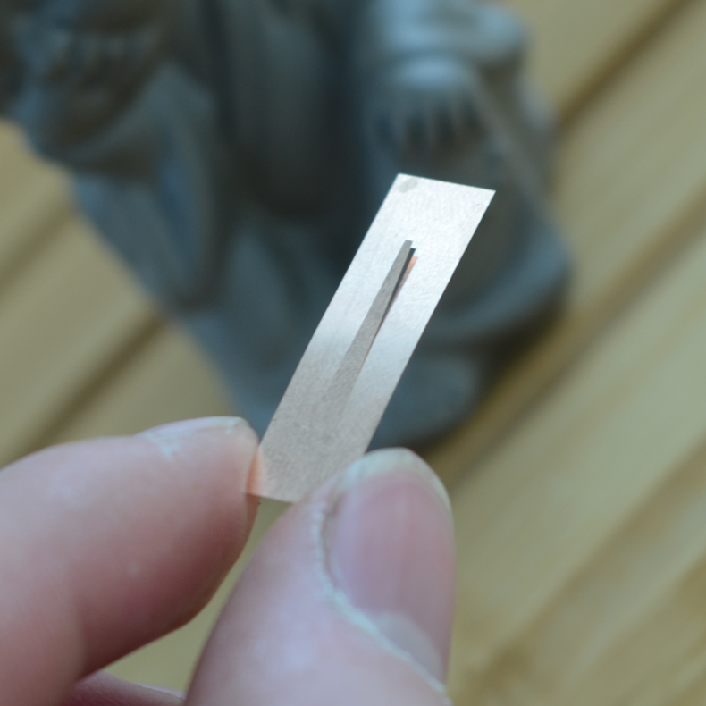 【葫芦丝簧片】加厚加大磷铜合金 降b调 c调簧片 专业乐器配件