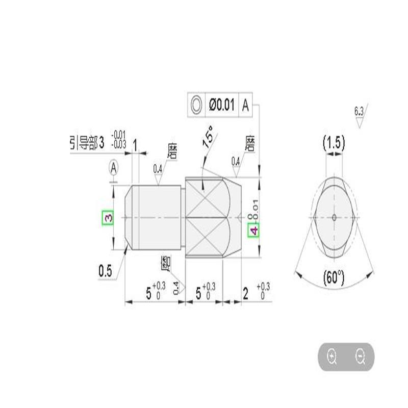 菱形定位销台阶定位销 销钉JPBB JPDB 锥形定位销 JPQB JPQD图片
