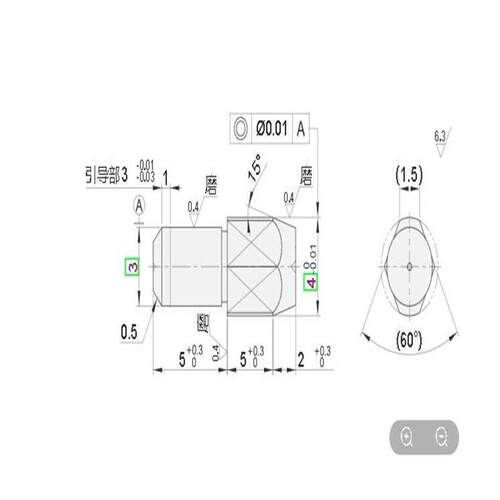 菱形定位销台阶定位销 销钉JPBB JPDB 锥形定位销 JPQB JPQD