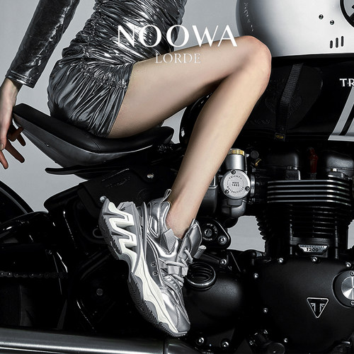 专柜款厚底增高时尚气质老爹鞋女