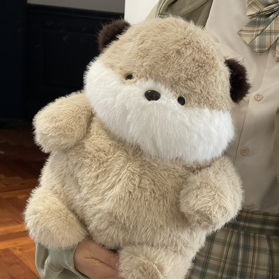 原创可爱海狸公仔儿童安抚娃娃原创毛绒玩具小企鹅玩偶抱着睡觉