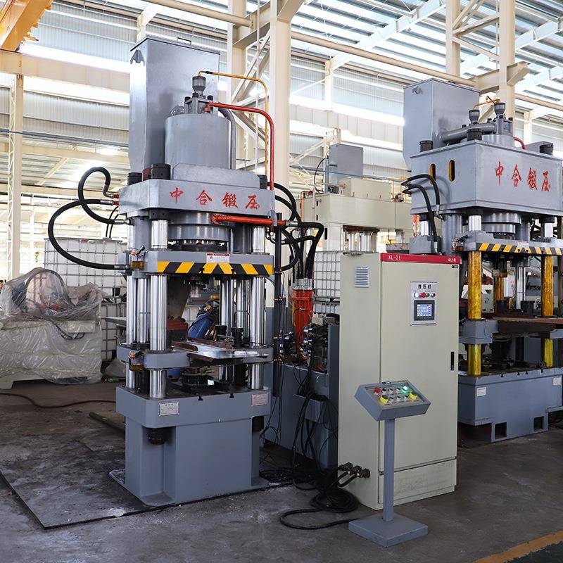 定制315吨粉末成型用四柱液压机315t氧化钠压块柱伺服油压机