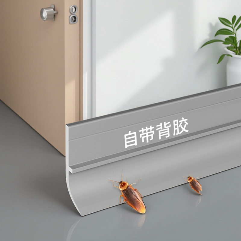 门缝密封防风隔音条自粘式门底图片