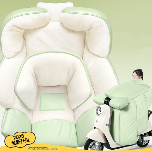 电动车挡风被冬季加绒加厚