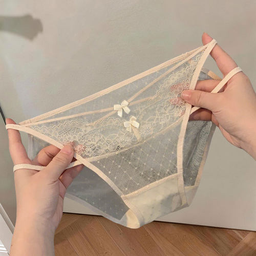 紫色镂空性感低腰小心机内裤女2026新款女士高颜值网纱纯欲风舒适