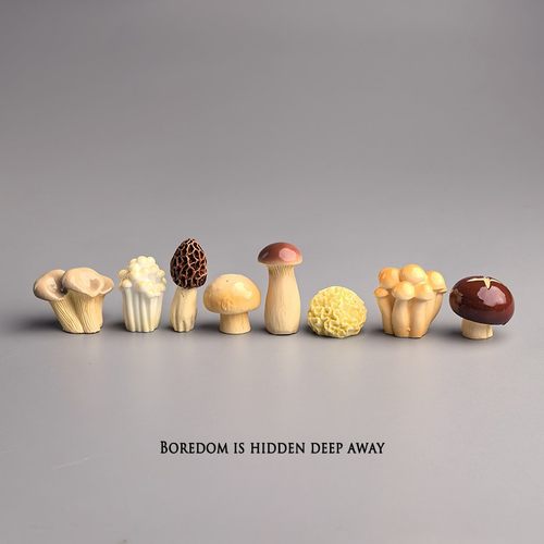 无聊了，可爱菌菇治愈桌面摆件