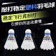 羽毛球比赛耐打防风不易学耐打飞球不易训练学生室外娱乐球仿真球