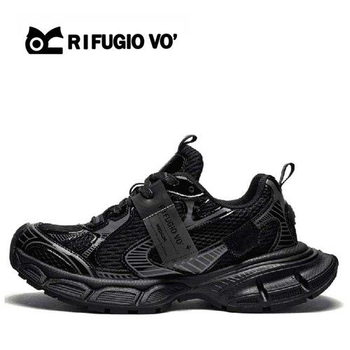 RIFUGIOVO'厚底黑武士老爹鞋