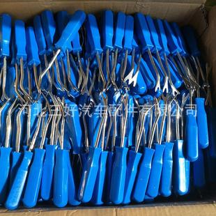 汽车门板卡扣胶扣线路螺丝刀 撬杠 撬卡扣工具蓝色4寸起子