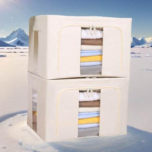 派士龙整理师专用环保牛津布收纳箱 六钢架可折叠家用储物百纳箱