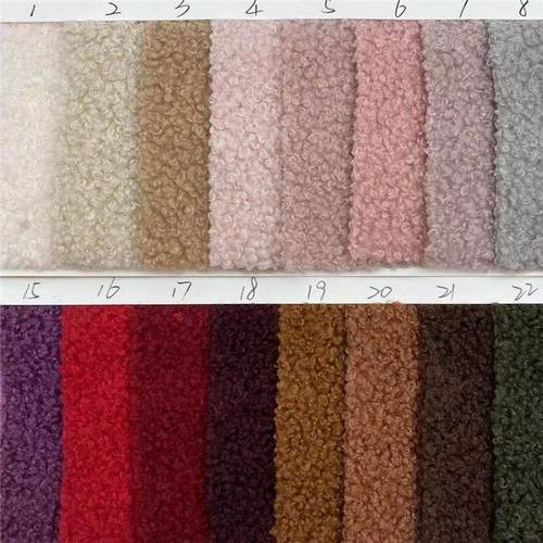 小泰迪绒 圈圈卷毛绒 颗粒羊羔绒秋冬服装面料 宠物玩具毛绒布料