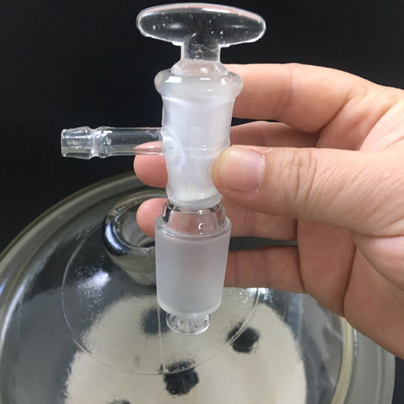 棕色玻璃干燥器210 300 350mm送瓷板 避光真空干燥器 玻璃密封罐