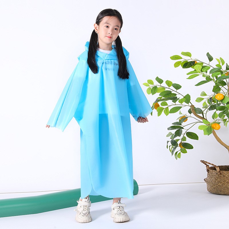儿童卡片雨衣一次性长款雨披加厚徒步雨衣儿旅行便携式