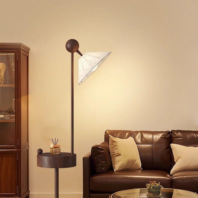 米罗兰中古风客厅沙发旁边落地灯艺术高级感卧室置物装饰气氛灯,家装灯饰光源,置物功能落地灯,淘宝优惠券,粉丝福利购,淘宝优惠卷