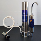 伯仕源A8精滤陶瓷净水器家用厨房直饮过滤器304不锈钢净水机台式