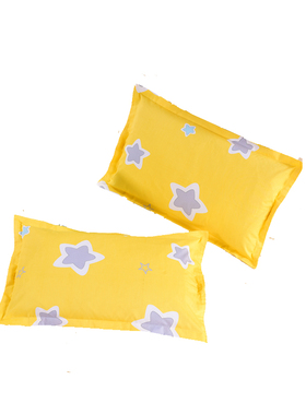 枕套一对装60X90全棉单人48X74纯棉40X60加大号枕头套50cmx80cm