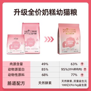 纯皓幼猫粮奶糕怀孕母猫通用幼猫专用营养主食餐盒罐头离乳期小猫