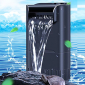 乌龟滤材龟缸过滤器盒净水养龟免换水循环系统低水位浅水吸粪神器