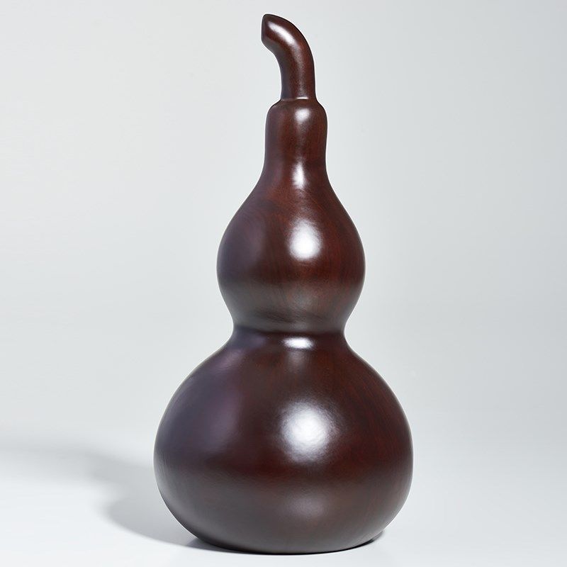 黑檀木雕光面葫芦摆件实木客厅玄关酒柜新中式装饰品乔迁新居礼品,家居饰品,木雕,淘宝优惠券,粉丝福利购,淘宝优惠卷