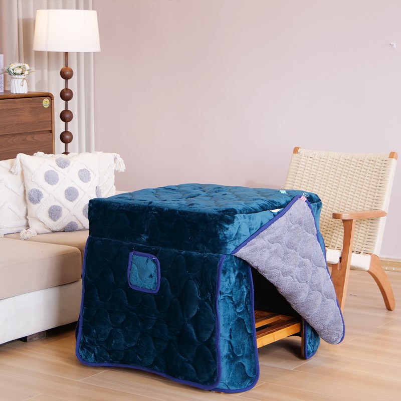 烤火被加厚桌子珊瑚绒罩套加绒法兰绒家用保暖桌罩电炉罩茶几桌布