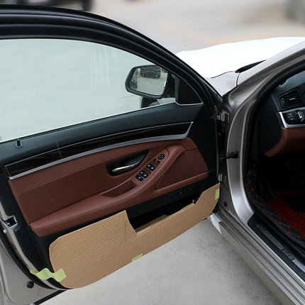 适用11-17款宝马5系改装内饰A柱高音喇叭缝隙条塞520li525i装饰圈