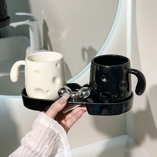 情侣漱口杯陶瓷刷牙 正品 杯子高颜值轻奢牙缸牙具家用洗漱牙刷杯
