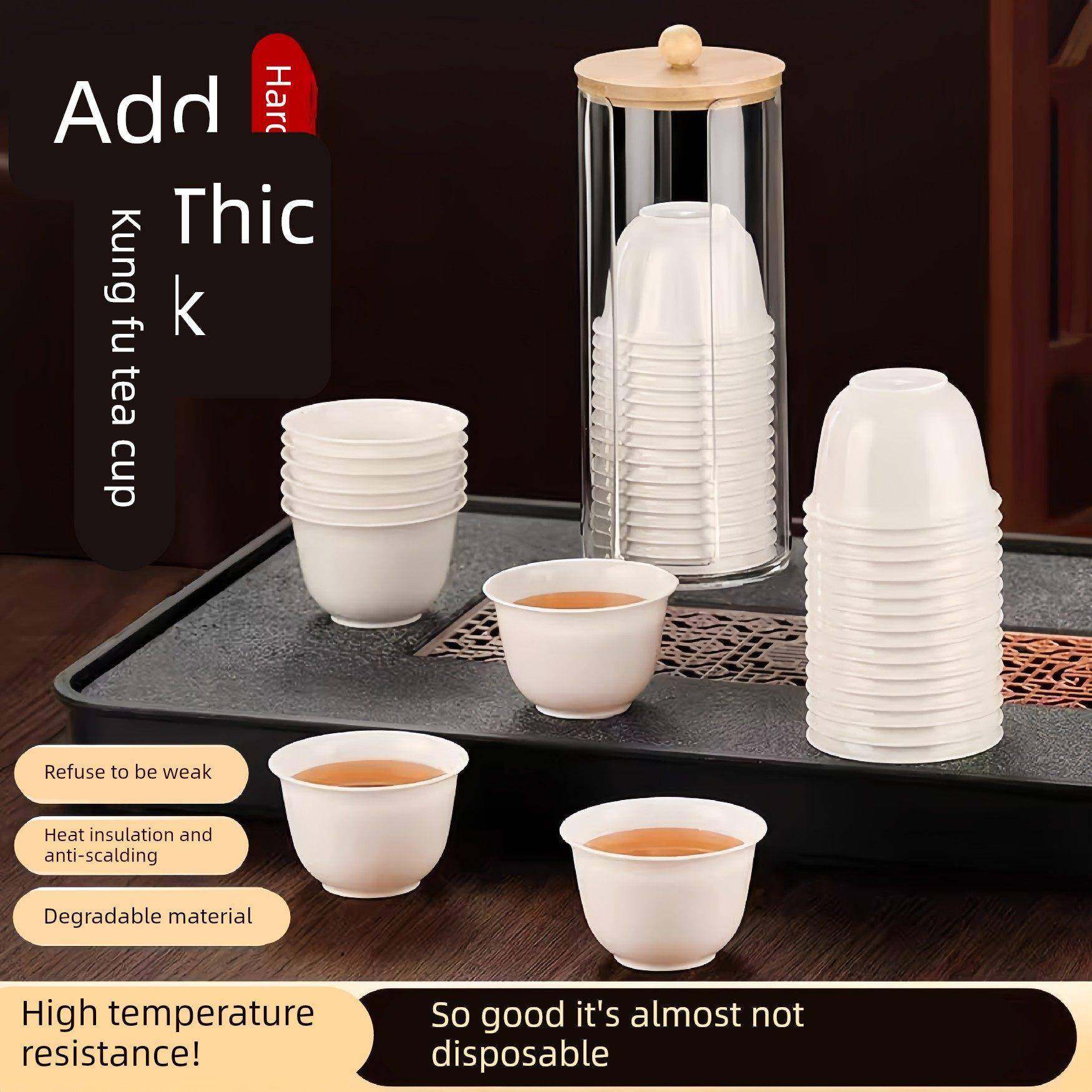 【品牌正品】稻壳待客功夫茶杯一次性茶杯水杯耐高温家用便携式茶,餐饮具,一次性茶具,淘宝优惠券,粉丝福利购,淘宝优惠卷