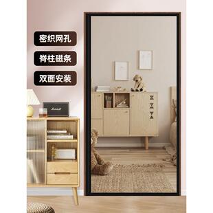 2026新款隐形门帘侧开家用2026新款高档自吸玻纤网纱门魔术贴免打