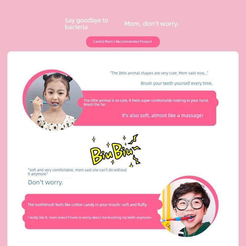 儿童软毛牙刷4支装3-6-12岁卡通清洁护齿换牙器训练刷热卖,洗护清洁剂/卫生巾/纸/香薰,牙刷/口腔清洁工具,淘宝优惠券,粉丝福利购,淘宝优惠卷