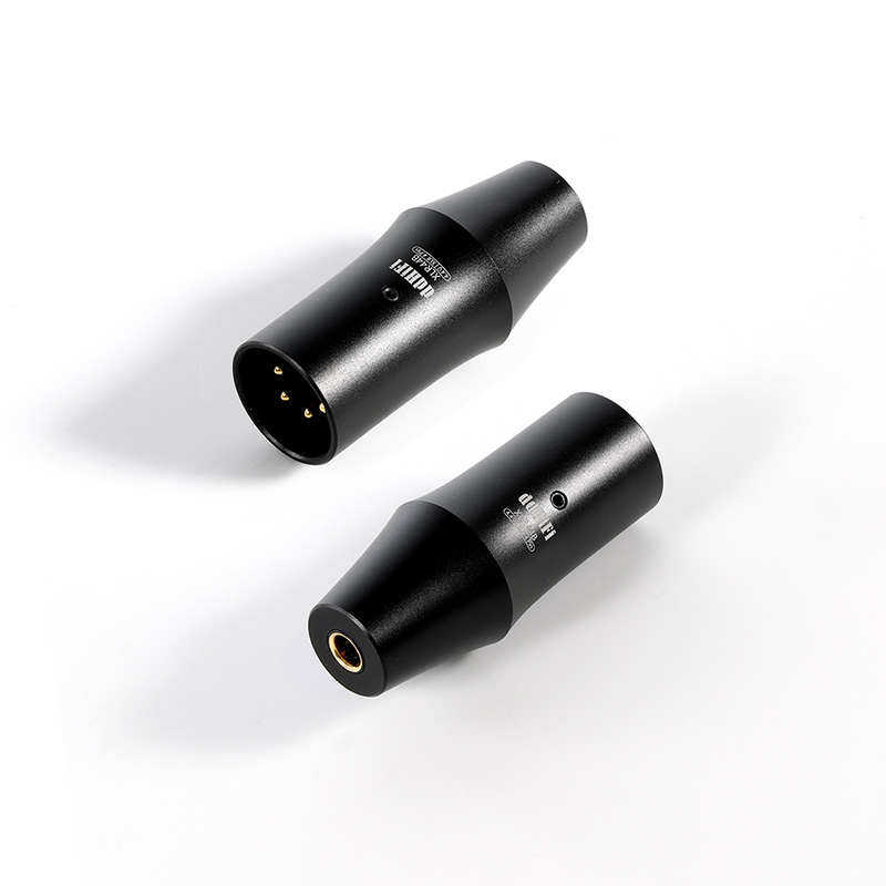 滴滴ddHiFi 2022新XLR44B/44C 4.4平衡母转四芯XLR卡农台式转接头